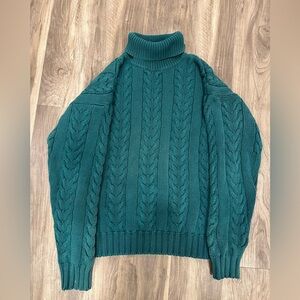 Vintage Gap Cable Knit Turtleneck Sweater